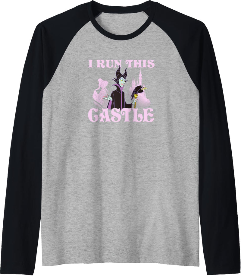 Disney Sleeping Beauty Maleficent I Run This Castle Portrait Raglan