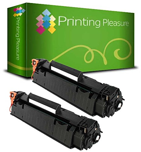 Printing Pleasure 2 Toner kompatibel zu CE278A 78A für HP Laserjet Pro M1536 MFP M1536DNF P1560 P156