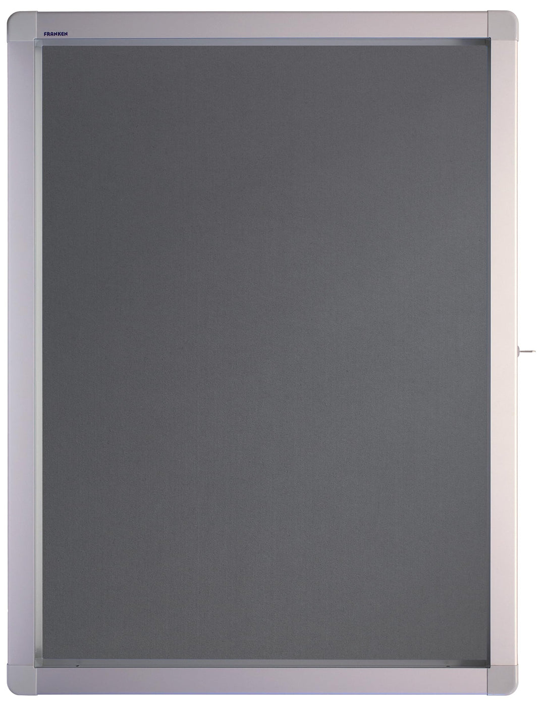 Franken SK4PTE12 Schaukasten (4 x DIN A4 Filz, Format 53 x 70.4 x 4.5 cm) grau Filztafel Grau 4x A4,