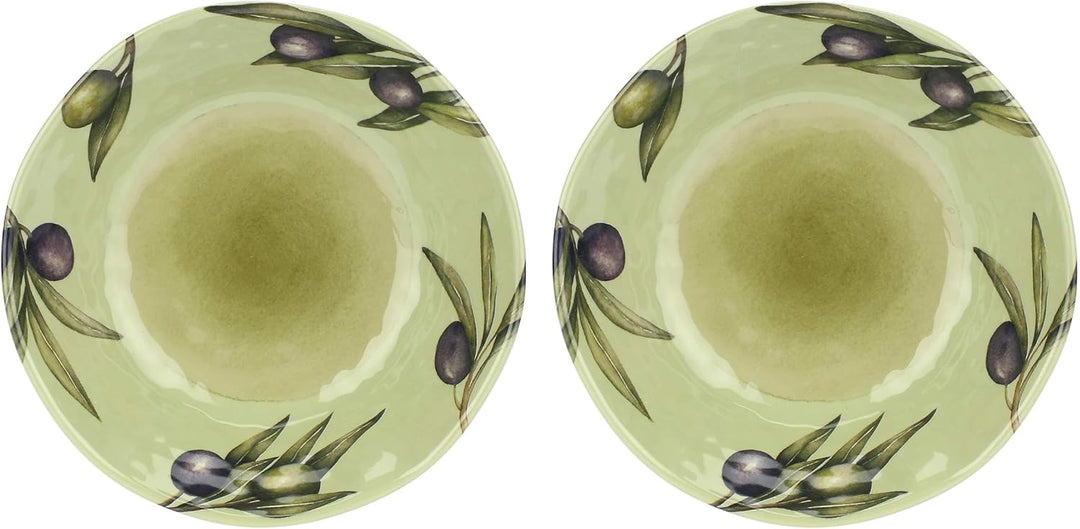 Thun Rose & Tulipani Set 2 Suppenteller Olyvia DIMENSIONI - 21 cm Mehrfarbig, DIMENSIONI - 21 cm Meh
