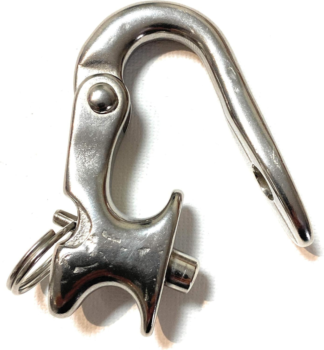 ARBO-INOX Schotschäkel Schnappschäkel Schäkel Edelstahl A4 96mm, 96mm