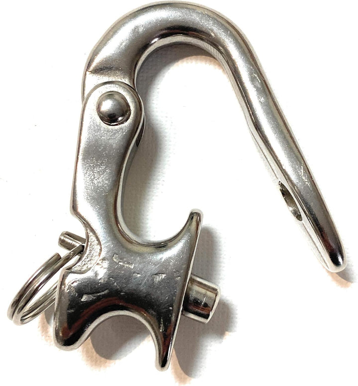 ARBO-INOX Schotschäkel Schnappschäkel Schäkel Edelstahl A4 96mm, 96mm