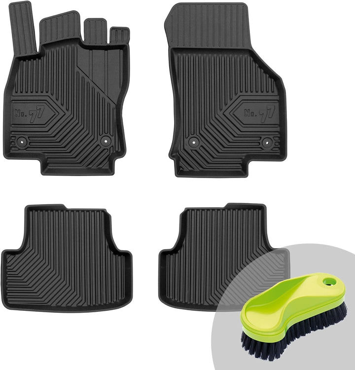 FROGUM No.77 Gummimatten Ganzjahresset von Auto Fussmatten Autofussmatten für Volkswagen Golf VIII a