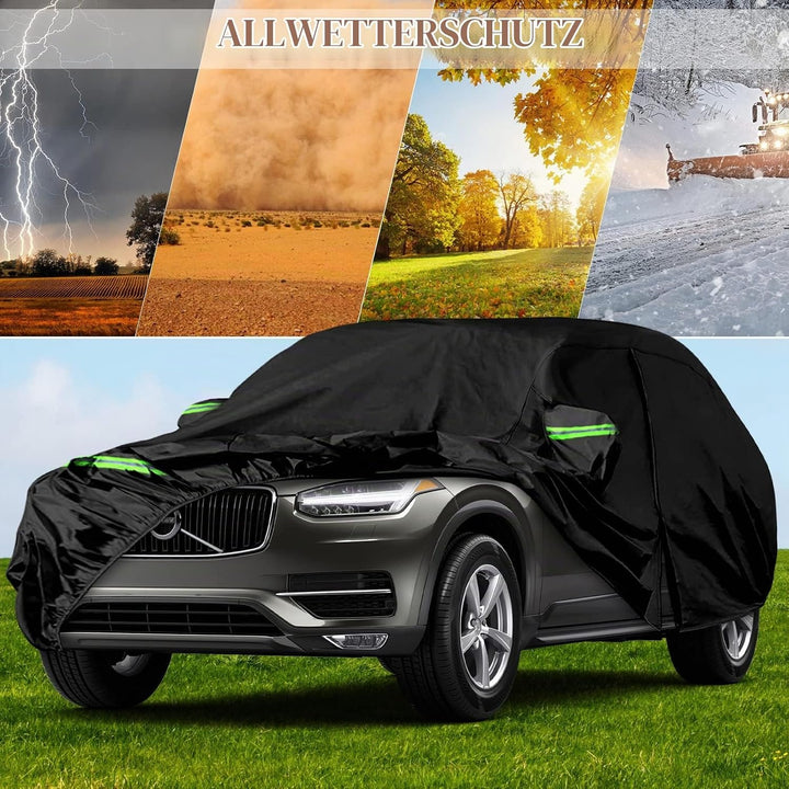 JUDANNA Autoabdeckung Wasserdicht Ersatz für 2002-2023 Volvo XC90, Vollgarage Autoplane Outdoor Auto