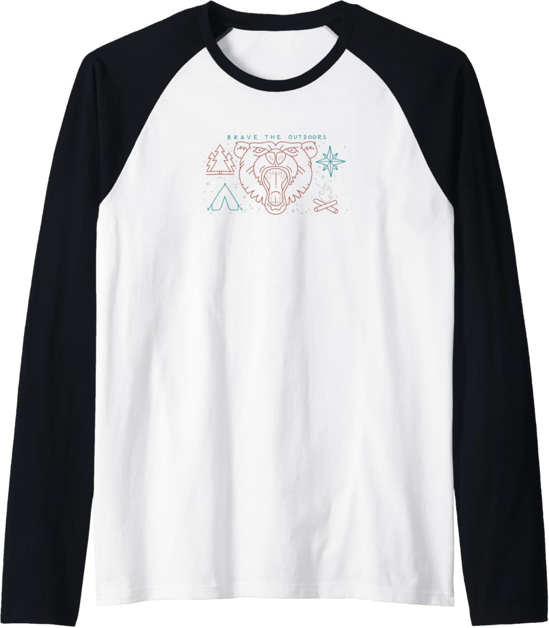 Mutig Die Draussen Raglan