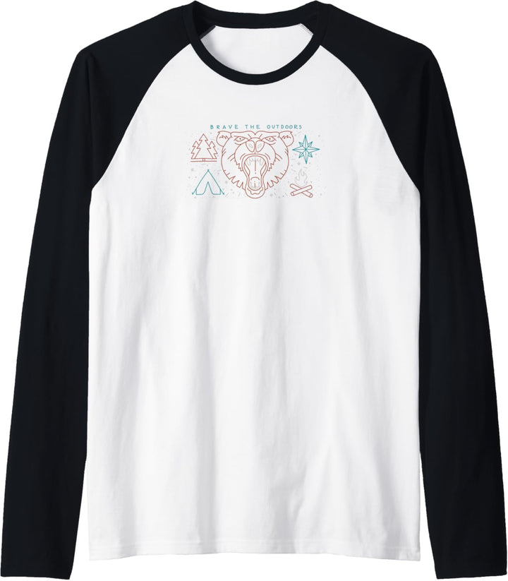 Mutig Die Draussen Raglan
