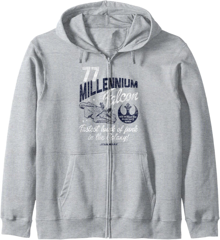 Star Wars Millennium Falcon Fly Vintage Kapuzenjacke