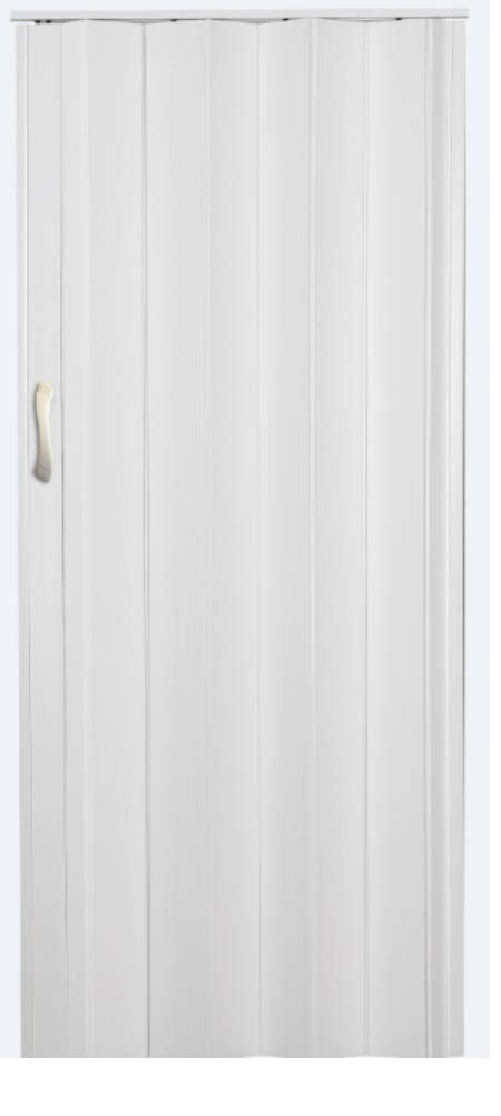 Falttür Schiebetür Tür weiss farben Höhe 202 cm Einbaubreite bis 109 cm Doppelwandprofil Neu TOP-Qua