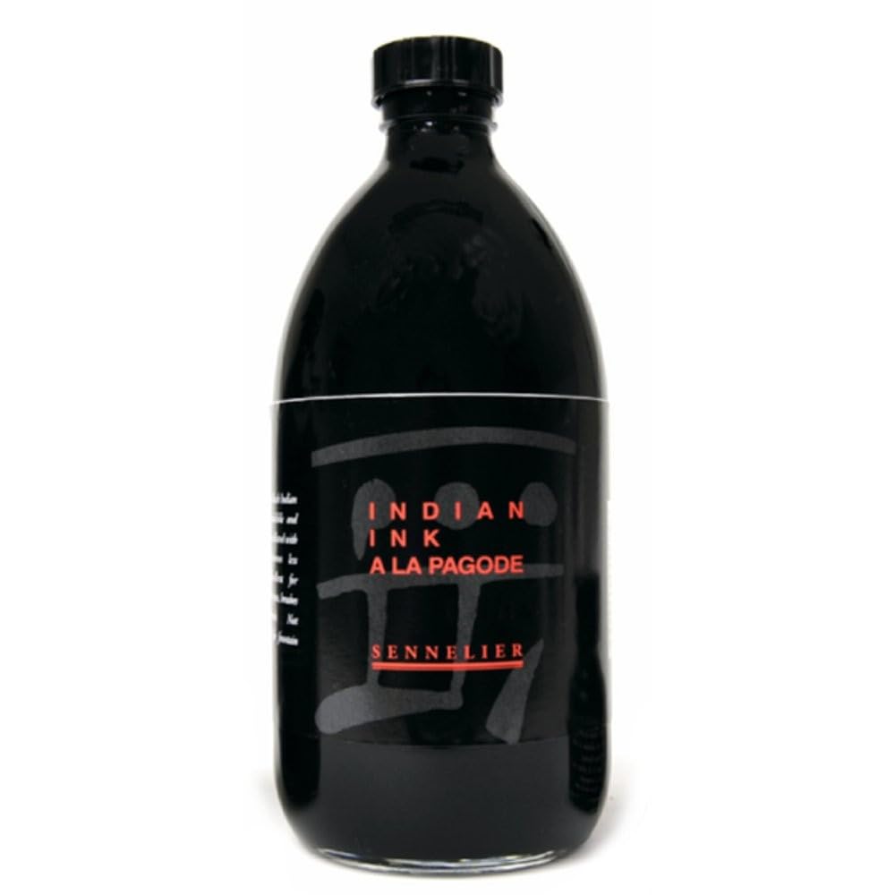 Sennelier : Indian Ink : Black : 250ml