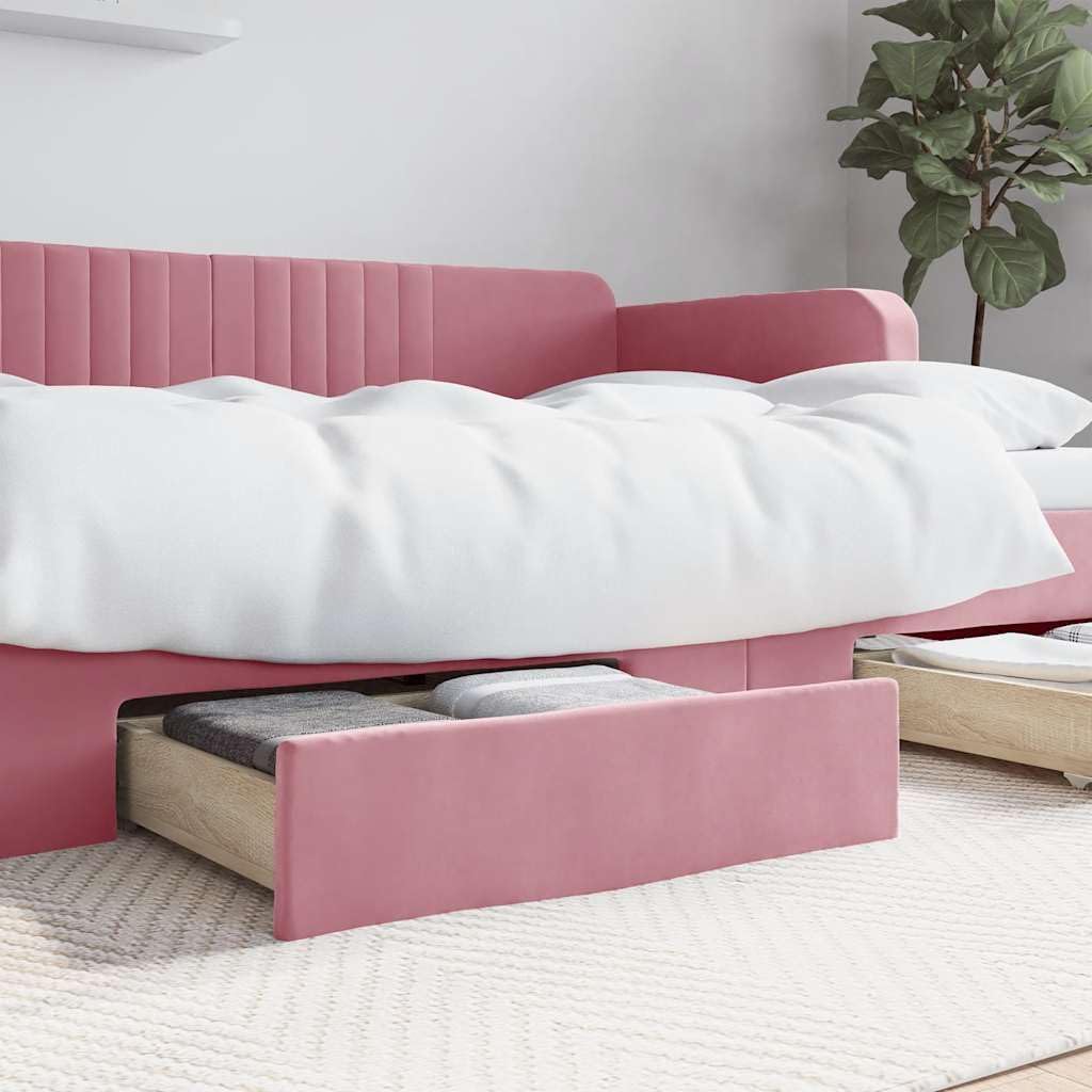 vidaXL Bettschubladen 2 Stk., Bettkasten mit Rollen, Schubkasten Schublade für Bett, Bettschubkasten