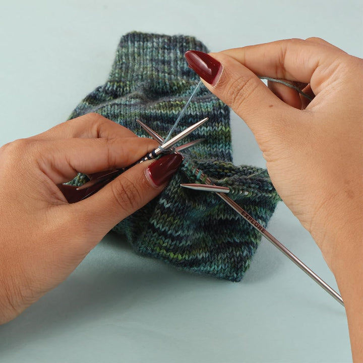 KnitPro K36331 Nadel-Set, Edelstahl, Blau & Ecru, One Size One Size Blau & Ecru, One Size Blau & Ecr