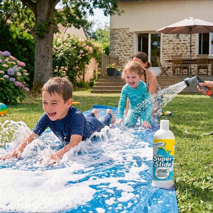 Super Slide® Naturseife Extra Rutschig 1L | Special Wasserrutschmatte | Naturseife | Hypoallergen |