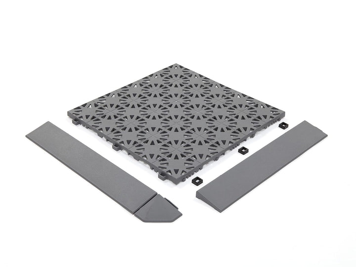 HestraPlattan Balkonfliesen Classic 02010 | Kunststofffliese Stecksystem Innen- und Aussenbereich |