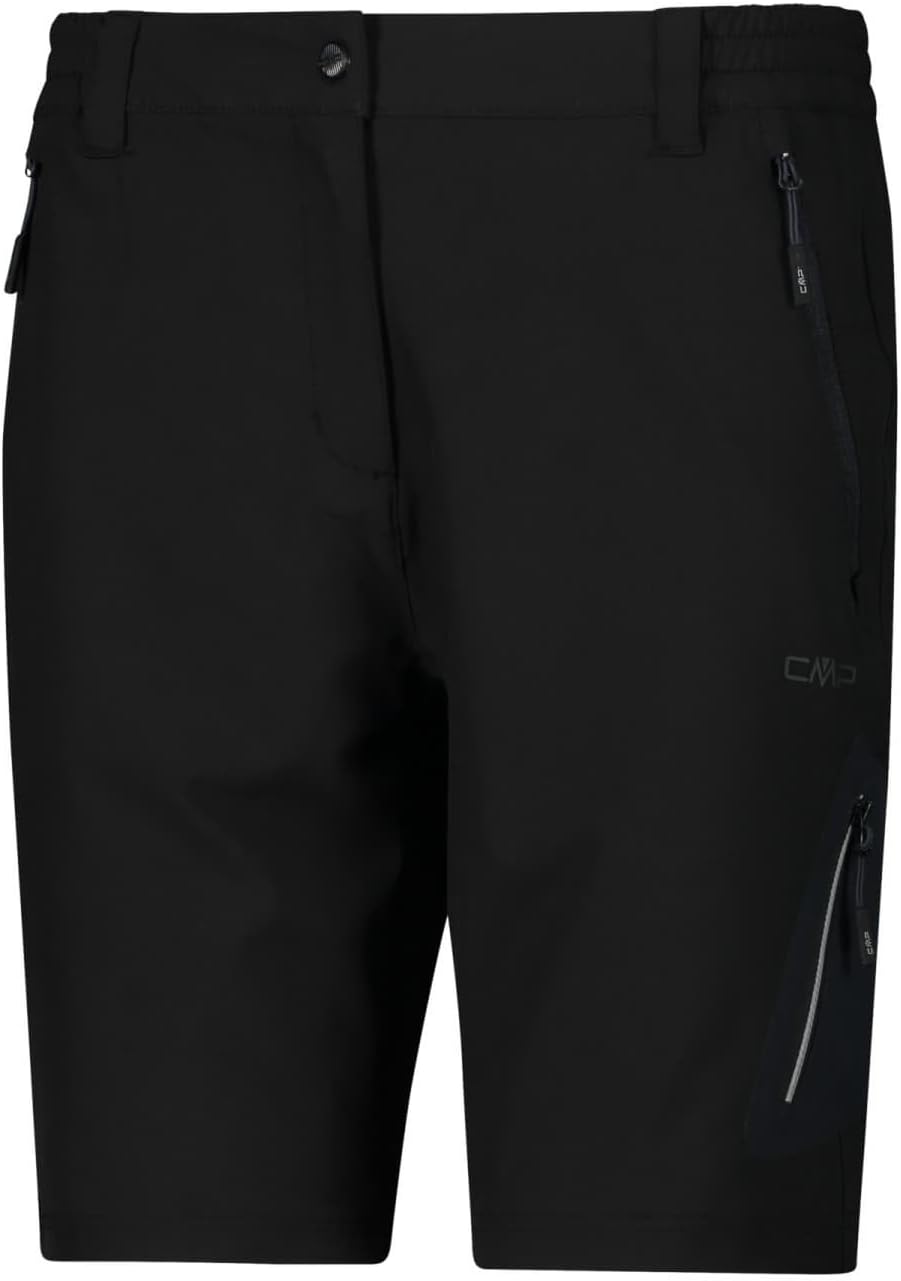 CMP Damen Bermudashorts Stretch-Bermudashorts für Damen XL Schwarz, XL Schwarz