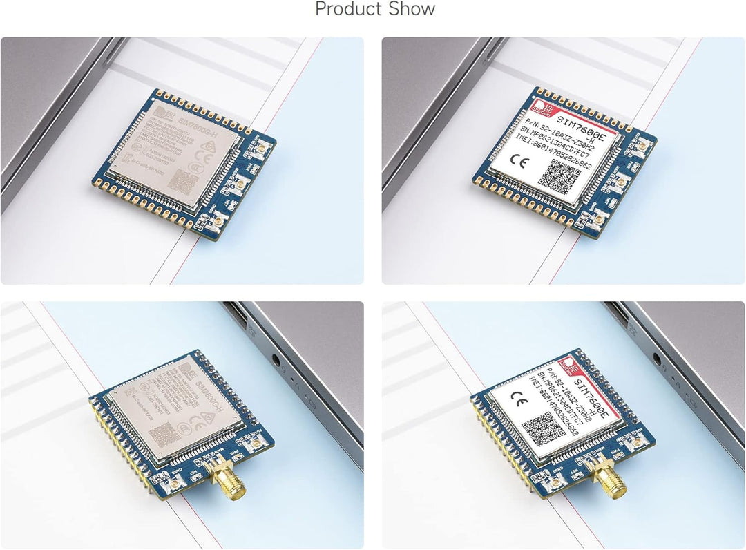 Waveshare SIM7600G-H 4G-Module, Support GNSS Positioning/4G/3G/2G, Support Windows/Linux Dial-up Int