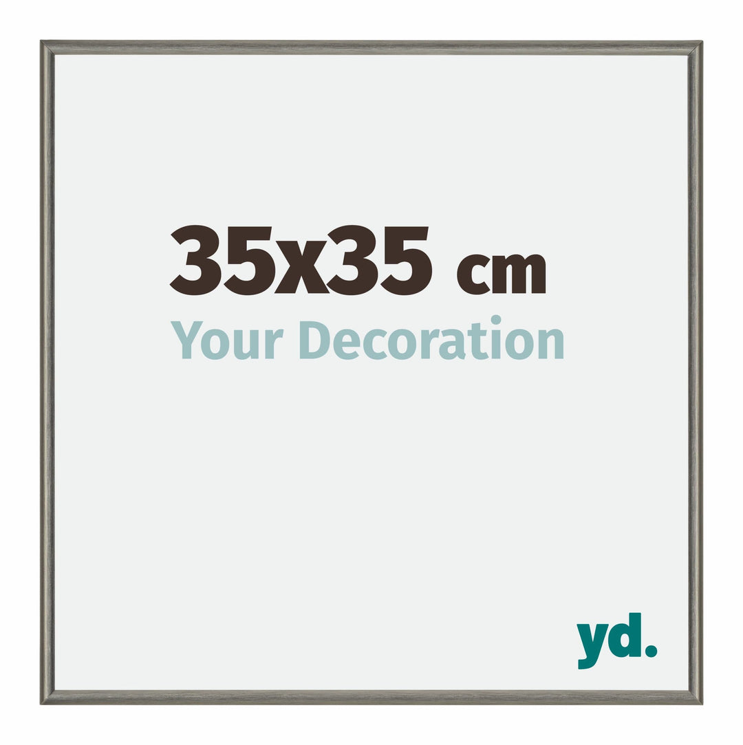yd. Your Decoration - Bilderrahmen 35x35 cm - Bilderrahmen aus Aluminium mit Acrylglas - Antireflex