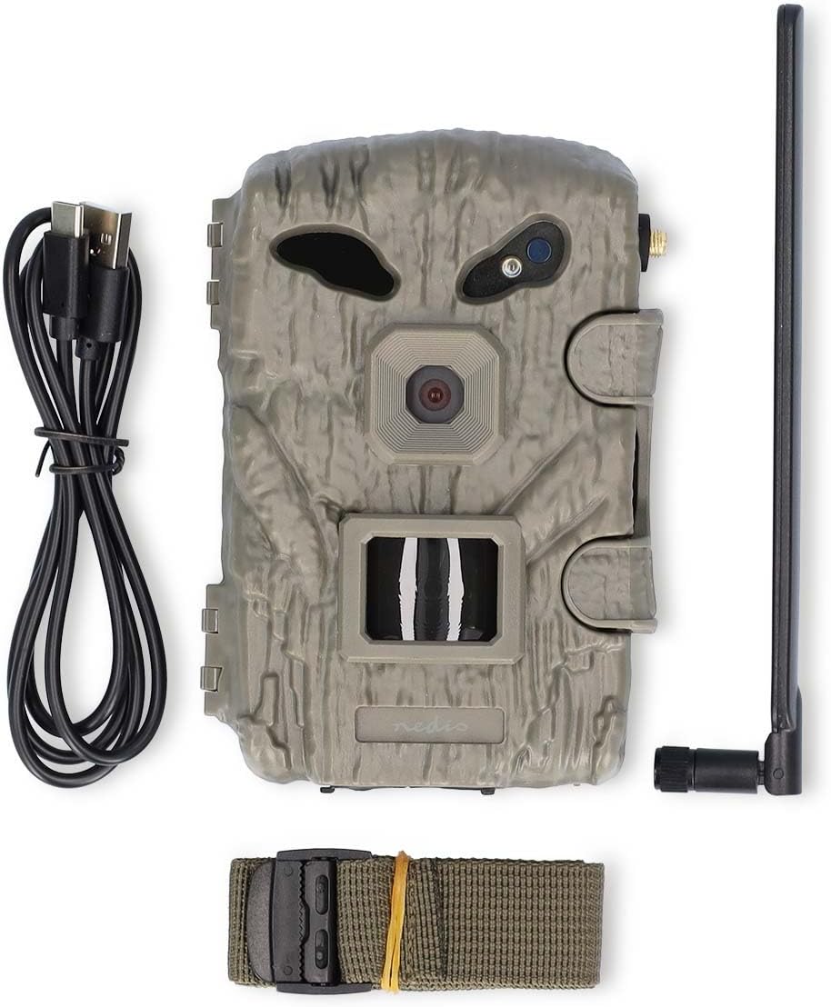 Nedis Wildlife Kamera - 1080p@30fps - 30.0 MPixel - 2 MPixel CMOS - IP66 - Nachtsicht - Blickwinkel: