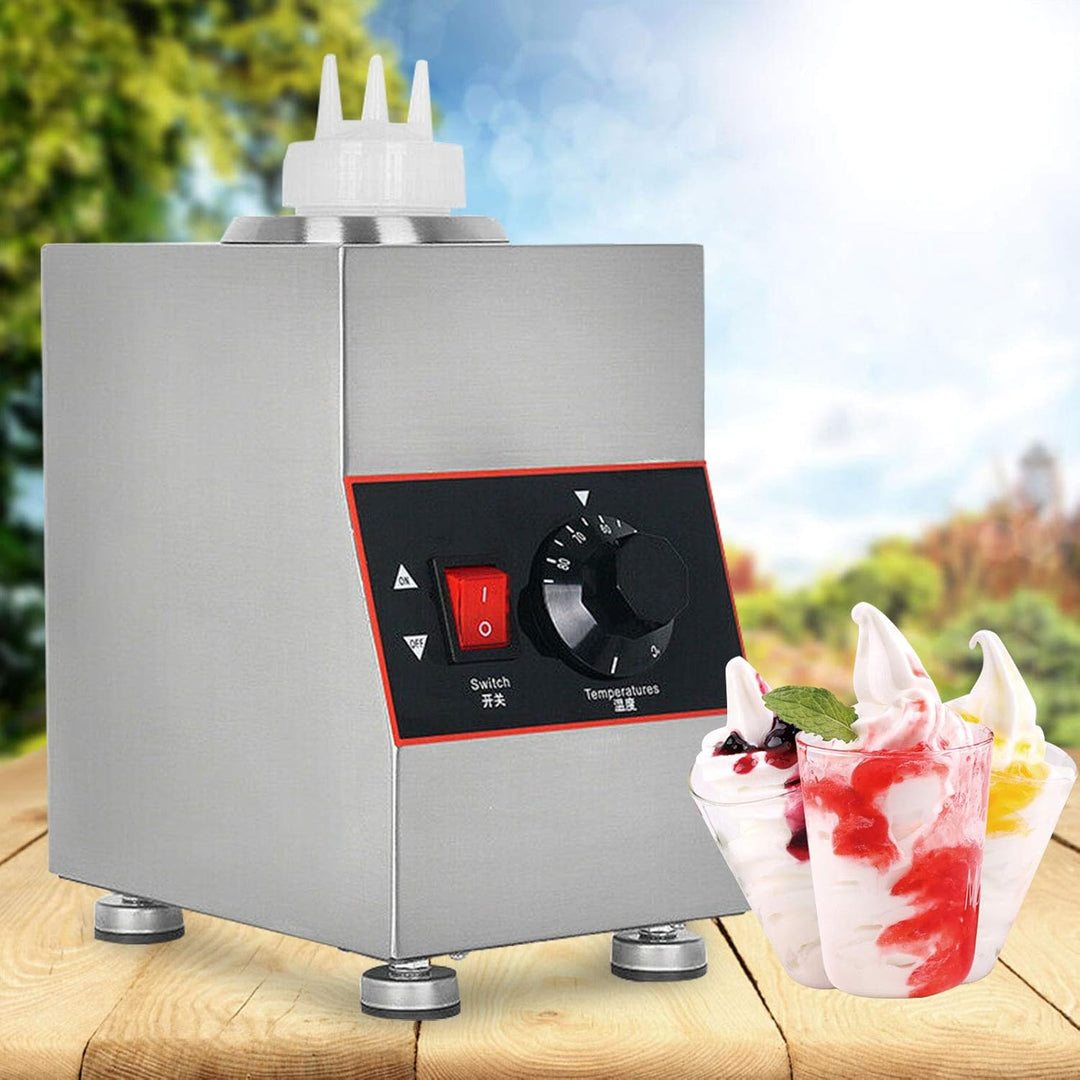 220V Saucenwärmer Edelstahl Elektrischer Saucenwärmer 30°C - 85°C Kommerzieller Käsesaucenwärmer mit