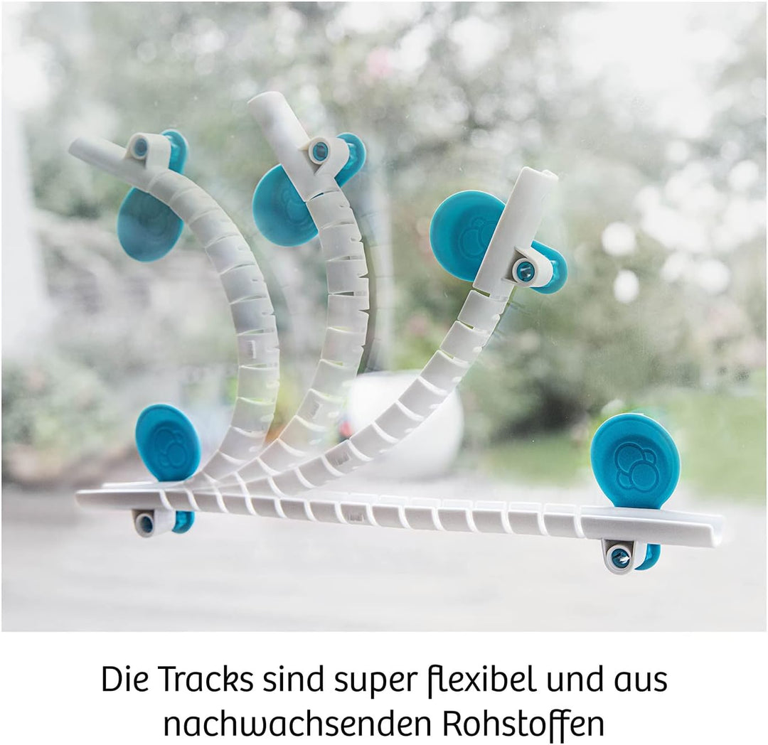 Kosmos 620950 Gecko Run, Starter Set, Erweiterbare Kugelbahn für Kinder, Vertikale Kugelbahn, Murmel