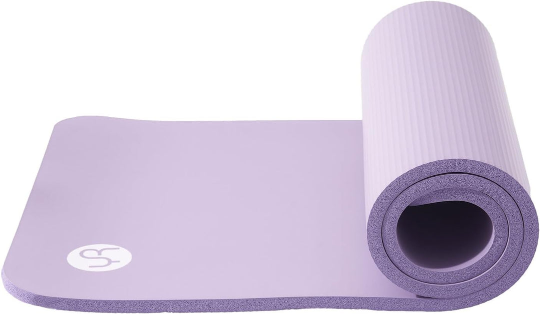 Dicke Yogamatte 195×61×2cm NBR Fitness Matte Gymnastikmatte für Pilates Gym Workout Zuhause mit Trag