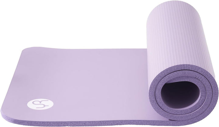 Dicke Yogamatte 195×61×2cm NBR Fitness Matte Gymnastikmatte für Pilates Gym Workout Zuhause mit Trag