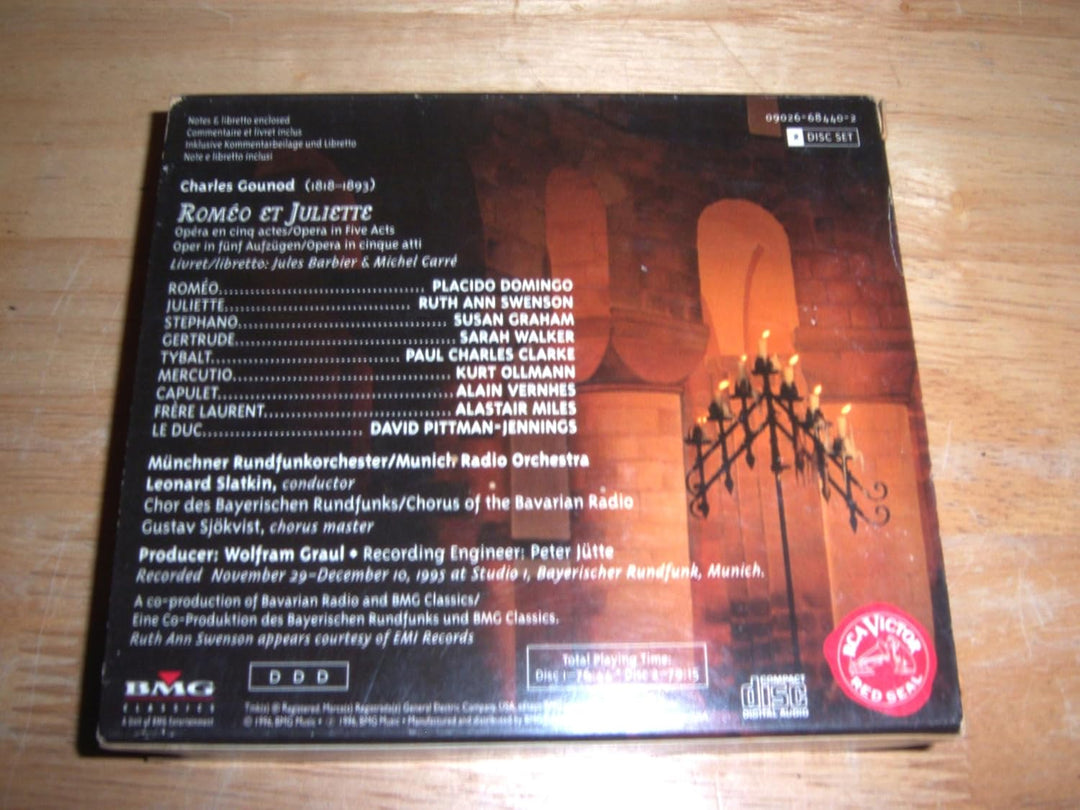 Gounod: Romeo et Juliette (Gesamtaufnahme), Audio-CD