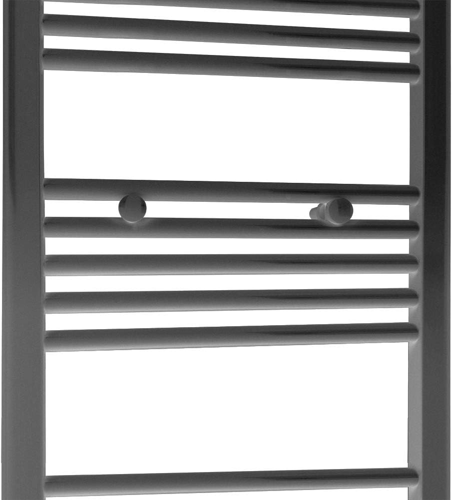 S SIENOC 500 x 1500 mm Anthrazit mittelanschluss Badheizkörper handtuchhalter Heizkörper Handtuchwär