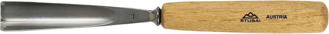 Stubai Stechbeitel Serie 55 - Form 9 : Gerades Hohleisen 25mm - 550925, 25mm