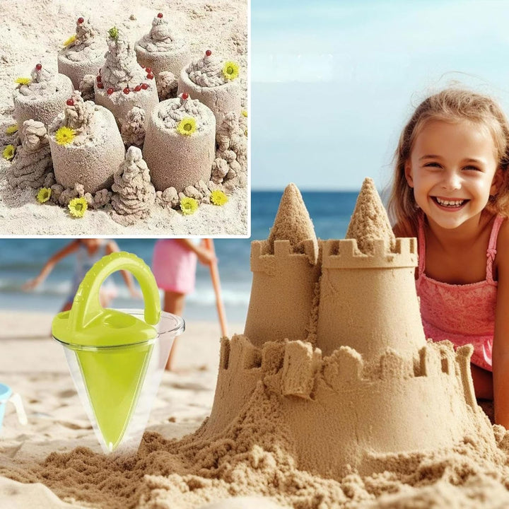 Sandtrichter Verschüttender Trichter Sand Verschüttetrichter Sandburgenbaukasten Tropfsandburgenbaue