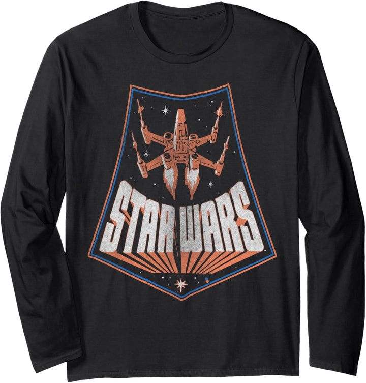 Star Wars X-Wing Bottom View Logo Langarmshirt