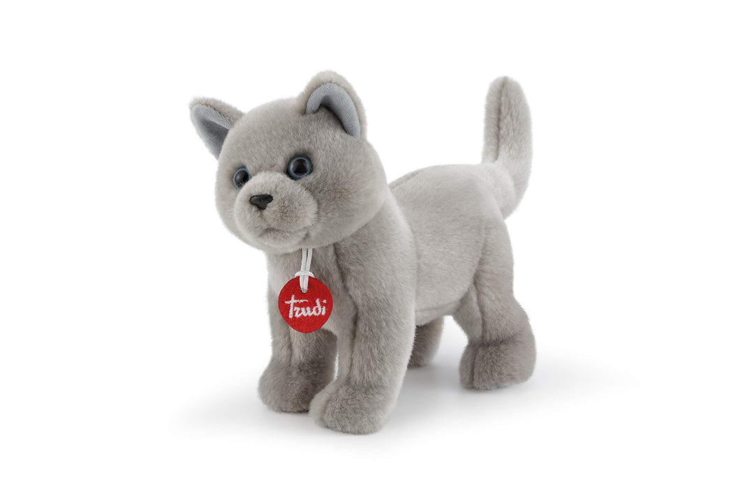 Trudi 21038 Cellestino S Plüsch Katze, Grau