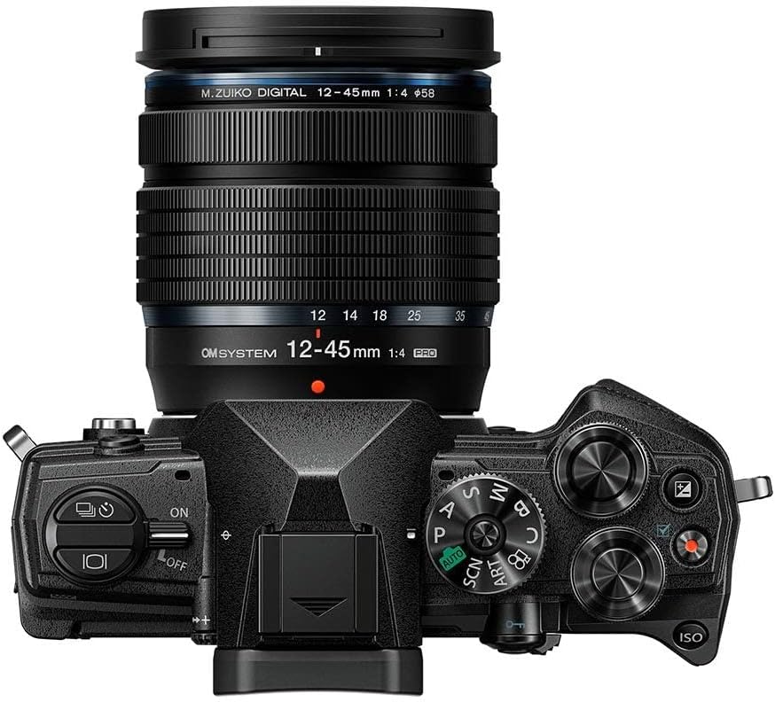 OM SYSTEM OM-5 Micro Four Thirds Systemkamera inkl. M.Zuiko Digital ED 12–45 mm PRO Objektiv, 20 MP