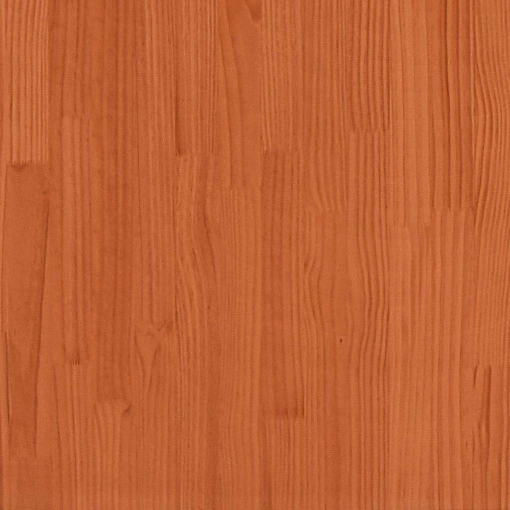 vidaXL Bettgestell mit Kopfteil mit Speicher Braun 140 x 200 cm Holz, Modernes Schlafzimmer-Setup, r