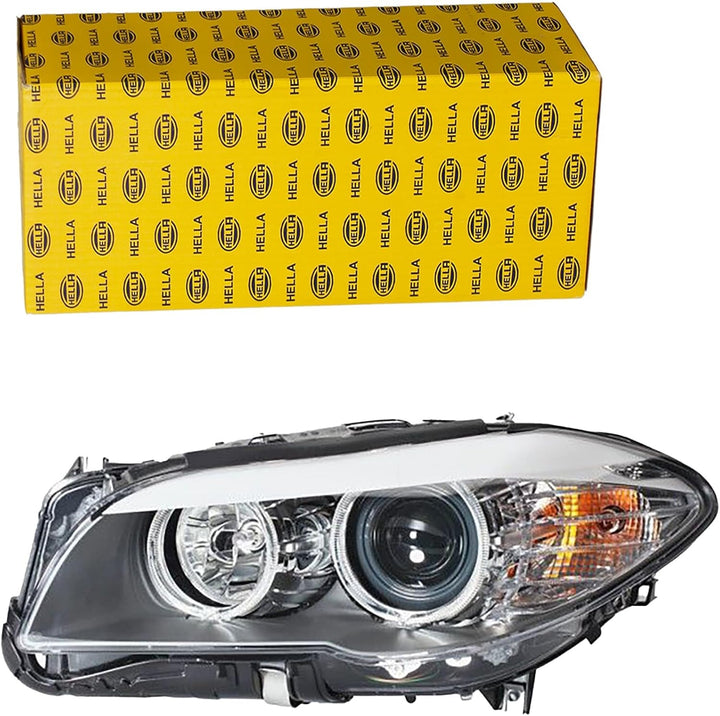 HELLA 1EL 010 131-011 DE/Halogen-Hauptscheinwerfer - links - für u.a. BMW 5 (F10) Links Halogen, Lin