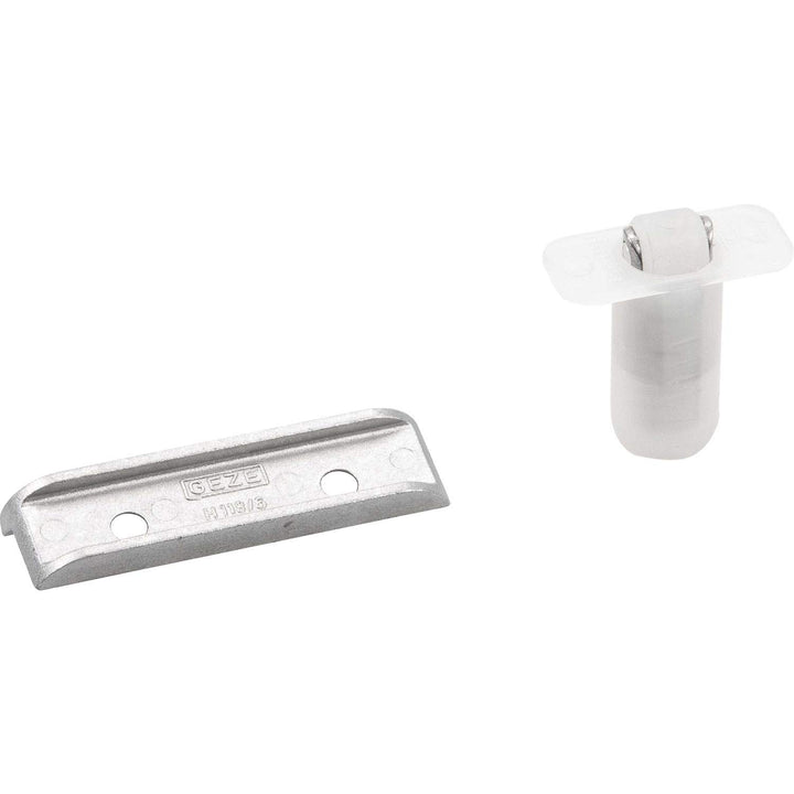 GEZE 17464 Rollenschnapper verstellbar, Kunststoff, Weiss