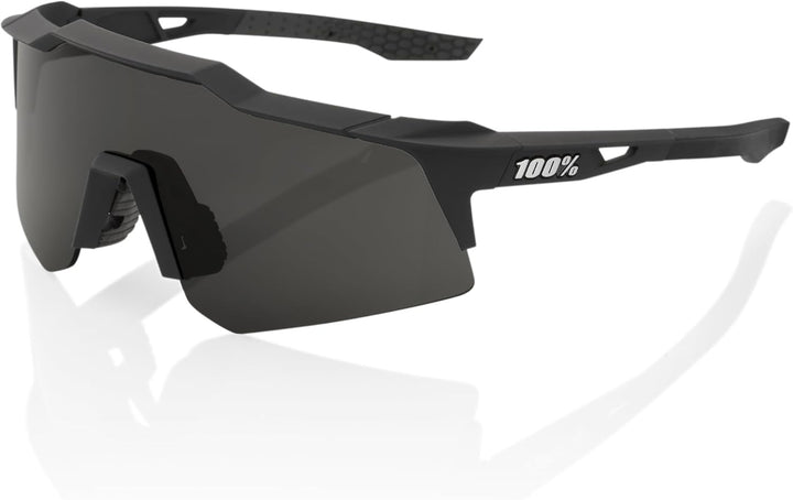 100% Speedcraft XS, Schwarz, graue Linse
