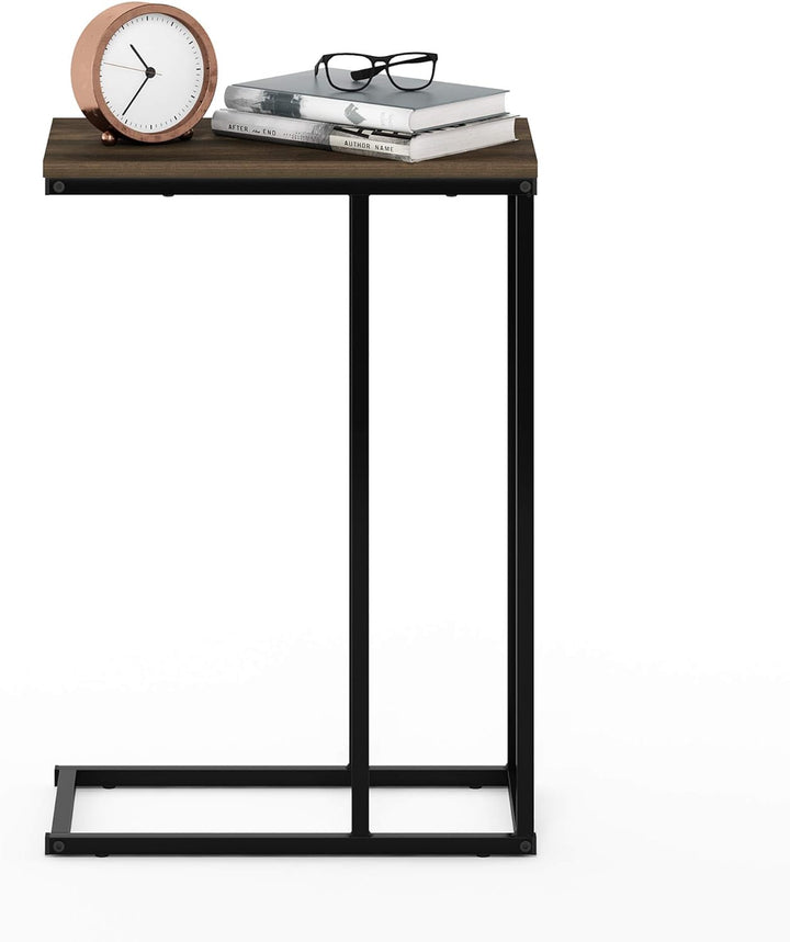 Furinno Camnus Beistelltisch für Sofas, Holz, 24.9 x 45 x 62.9 cm Columbia Walnuss, Columbia Walnuss