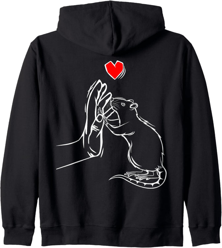 Ratten Hausratten Ratte Kinder Mädchen Jungen Kapuzenjacke
