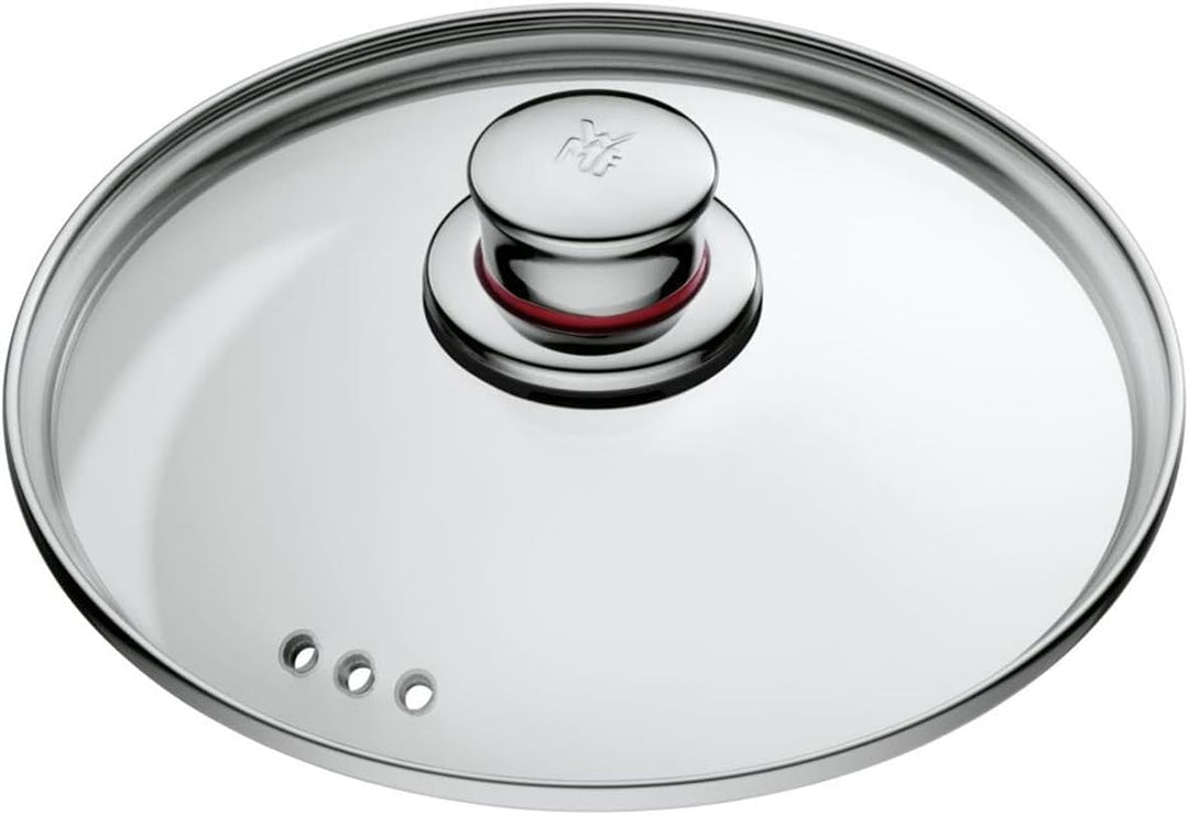 WMF Quality One Topfset Induktion 4-teilig, Kochtopf Set mit Glasdeckel, Cromargan Edelstahl poliert