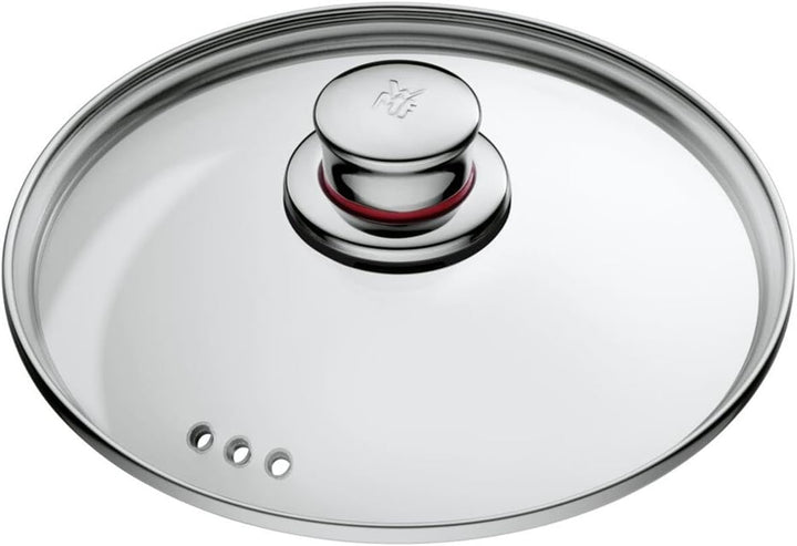 WMF Quality One Topfset Induktion 4-teilig, Kochtopf Set mit Glasdeckel, Cromargan Edelstahl poliert
