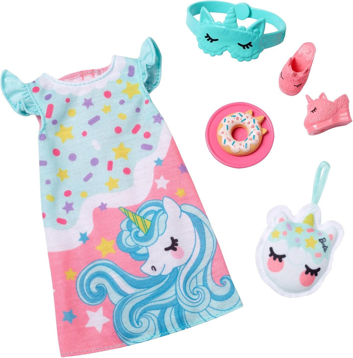 Barbie Kleidung, Vorschulspielzeug, Mein erstes Modepaket, Pyjamas und Hausschuhe, einfaches Verklei