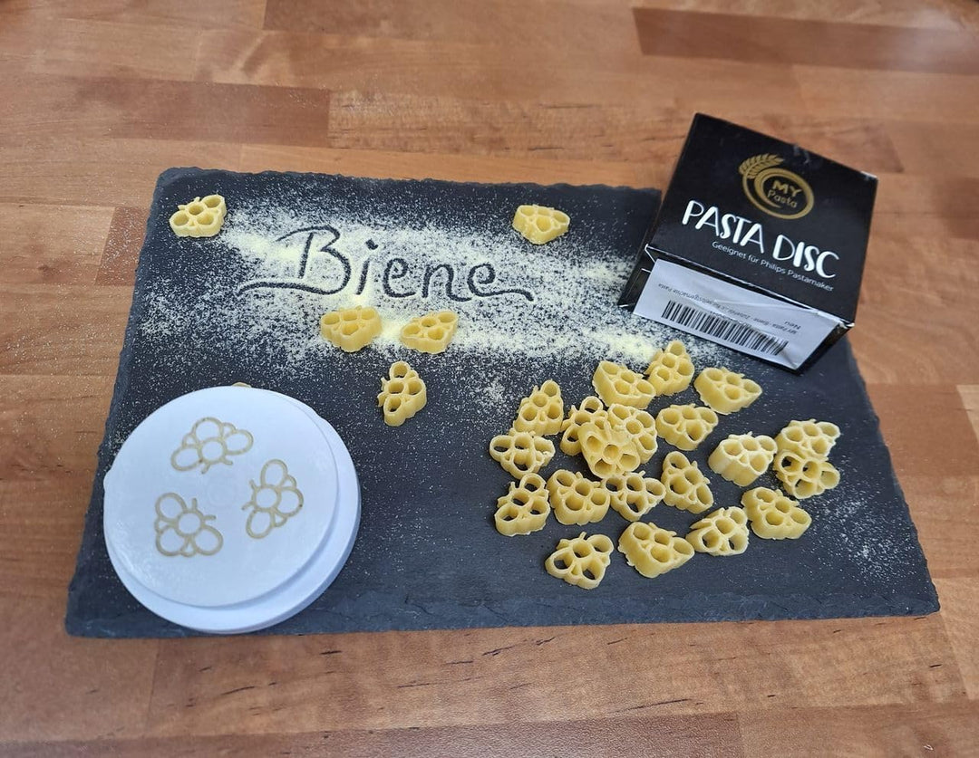 MY PASTA - Biene - Zubehör Für Pastamaker - Pasta Disc kompatibel mit Pasta Maker Avance - Matrizen