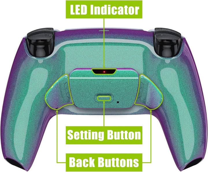 eXtremeRate Programmierbar RISE2.0 Remap Kit für ps5 Controller BDM-010&BDM-020, Remap Board&Rücksei