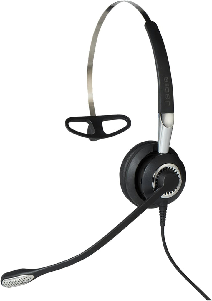 Jabra Q711365 Biz 2400 II QD Mono leichtes Call-Center-Kabel-Headset für Unify OpenStage, 3-in-1-Tra