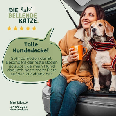 Die Bellende Katze Hundedecke Auto Rücksitz Fester Boden - Schutzdecke Harter Unterseite - Autodecke