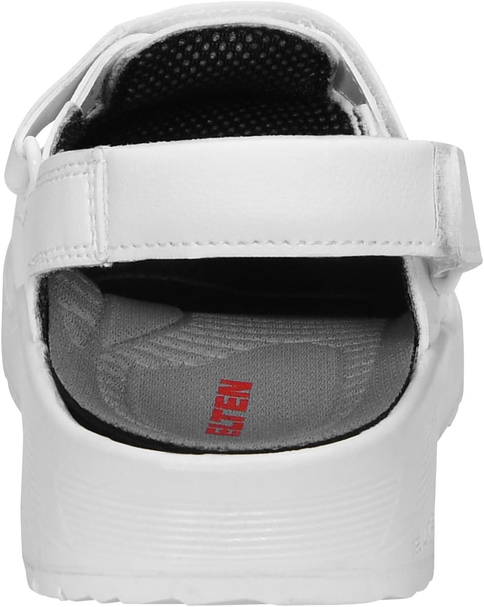 Berufsschuhe ELTEN MICHEL WHITE ESD SB, Herren, Clogs, leicht, weiss, Stahlkappe - Grösse 47 47 EU,