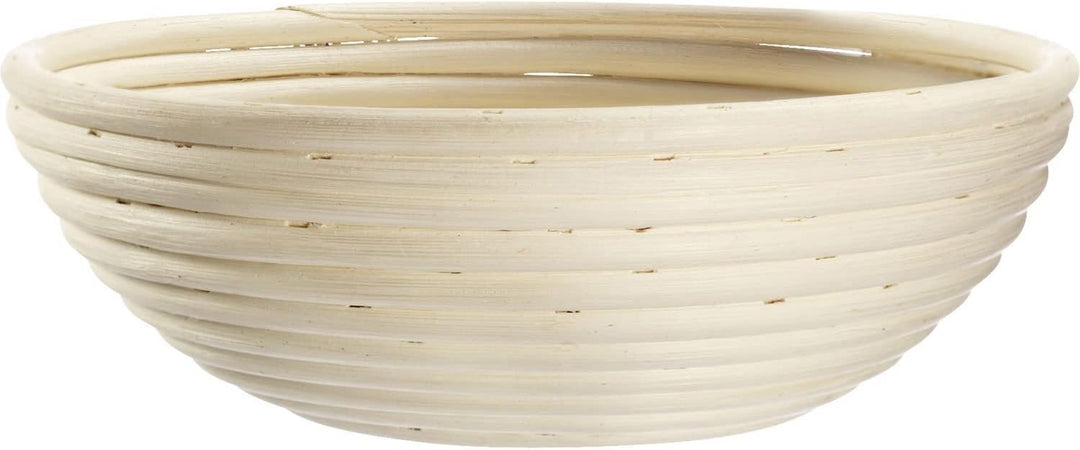 Westmark Gärkörbchen-Set, 2tlg., Gärkörbchen rund + Bezug, Mit Herz, Peddigrohr/Baumwolle, Hellbeige