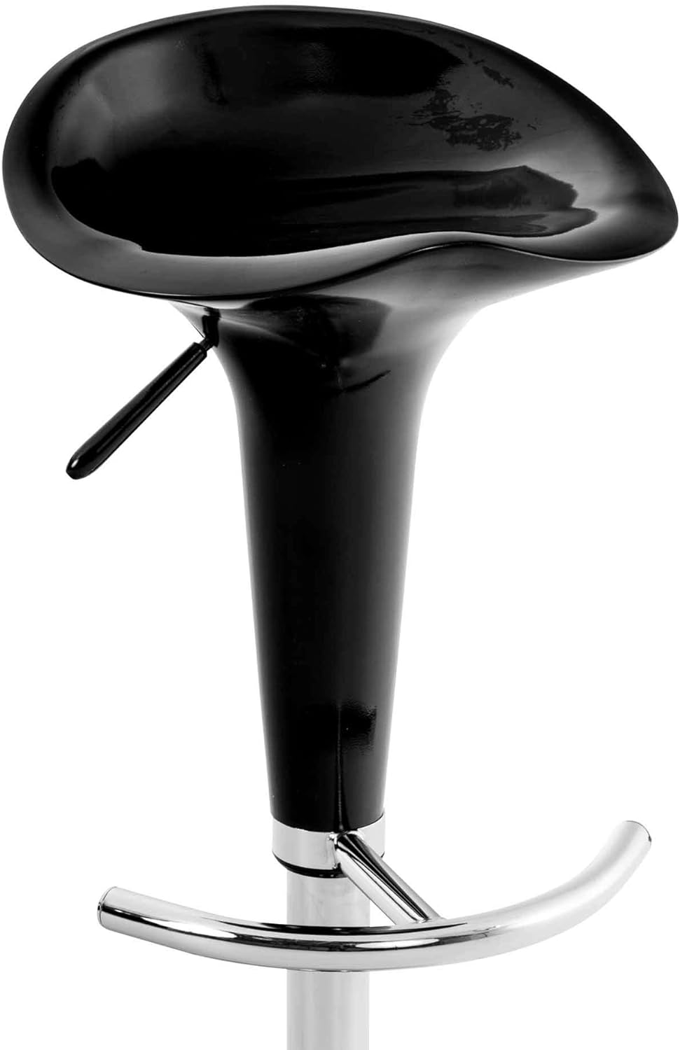 CLP 2er Set Barhocker Saddle Mit Drehbarem Kunsttoffsitz Und Fussablage I Höhenverstellbarer Hocker