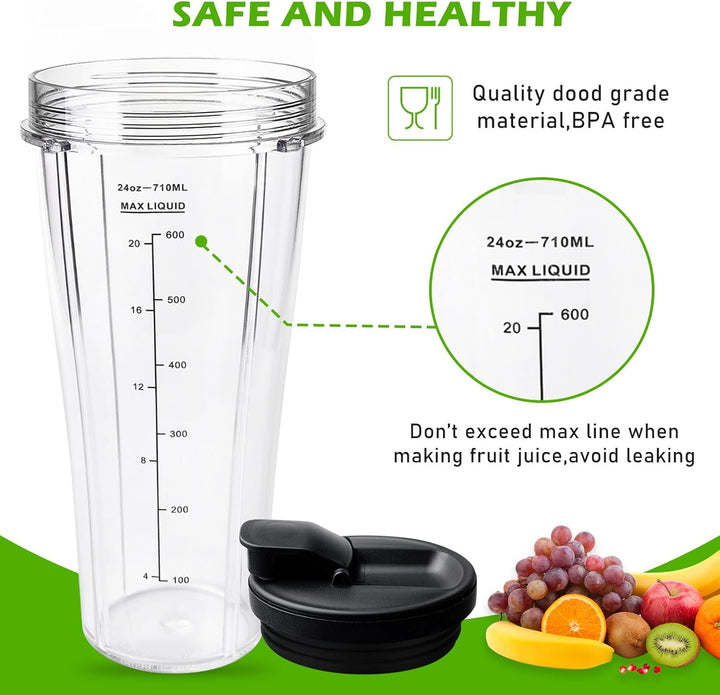 Mixer Ersatzteile Für Ninja, 2 Stück Becher Ersatzteile Für Ninja, Ersatzteile Für Mixer Ss100, Ss10