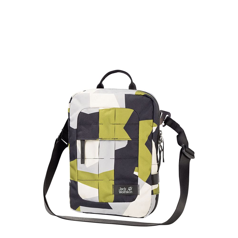 Jack Wolfskin Unisex Trt Utility Umhängetasche Green Geo Block, Green Geo Block